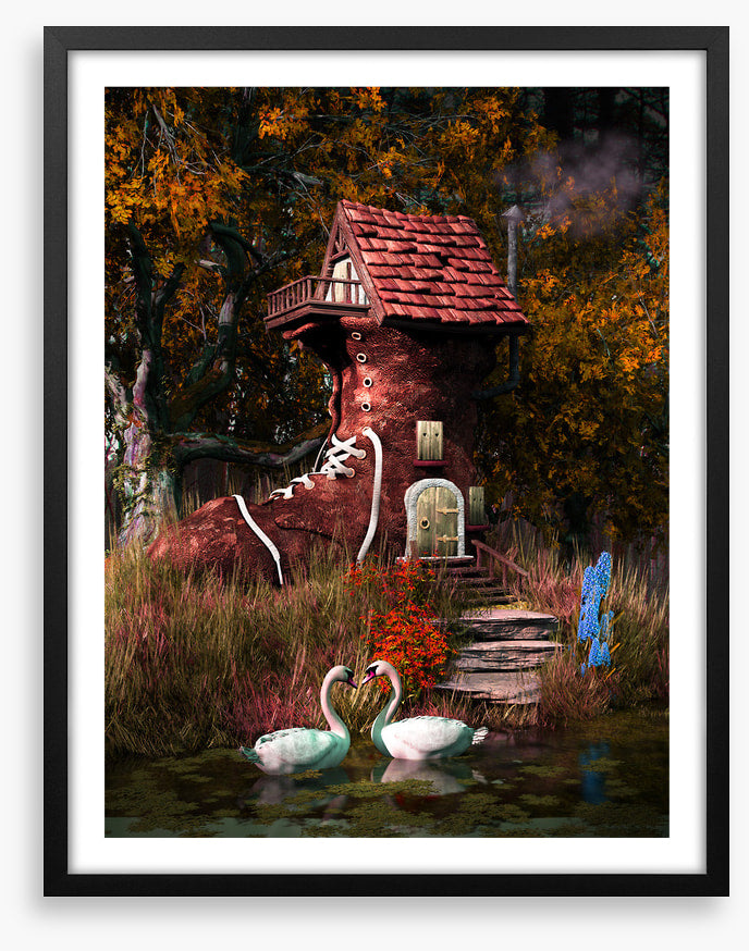 Shoehouse swans