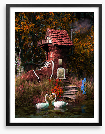 Shoehouse swans