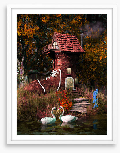 Shoehouse swans