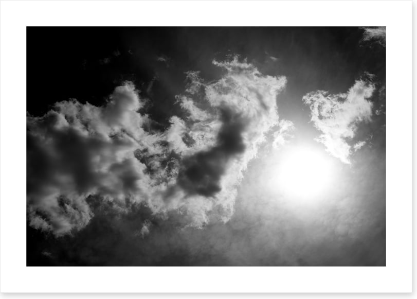 Sunny sky shadows