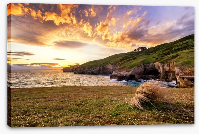 Tunnel Beach sundown