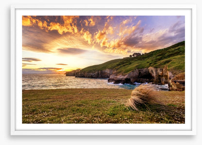 Tunnel Beach sundown
