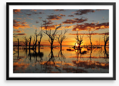 Lake Menindee mirror