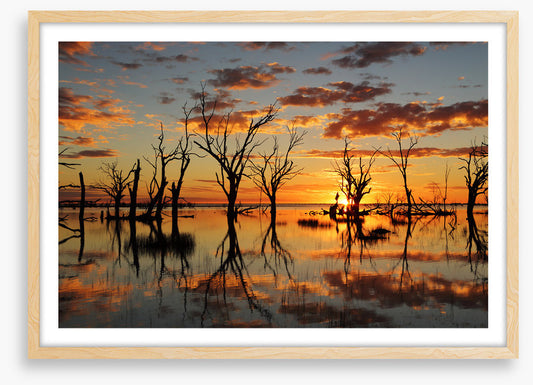 Lake Menindee mirror