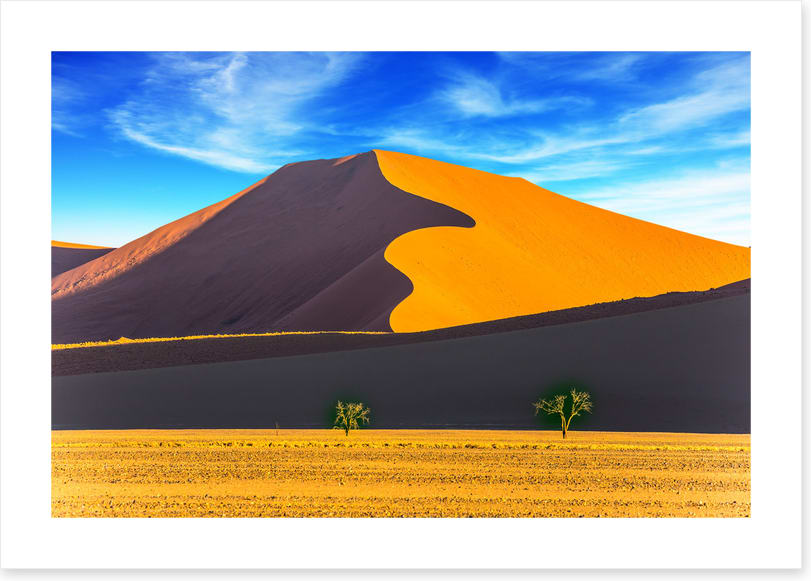 Dunes of light and shadow