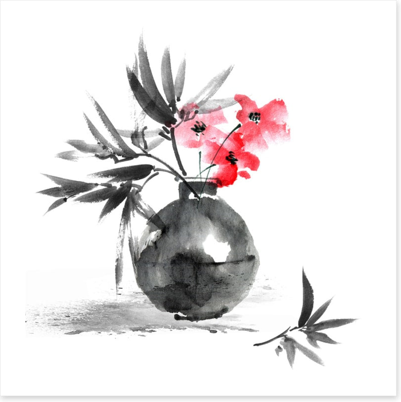 Red ink blossom