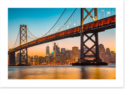 Bay Bridge sunset