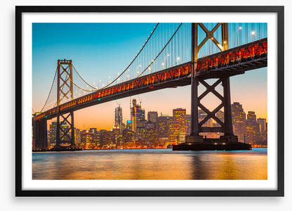 Bay Bridge sunset