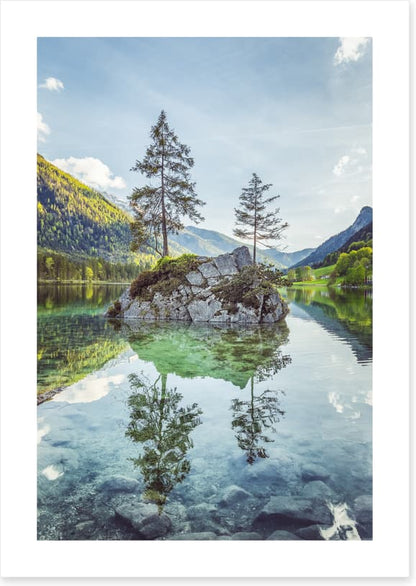 Lake Hintersee island