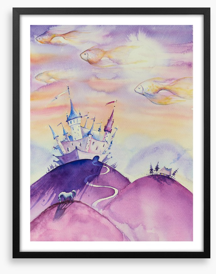 Under a fishy sky