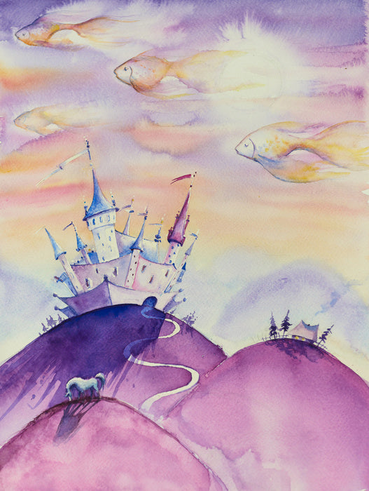 Under a fishy sky