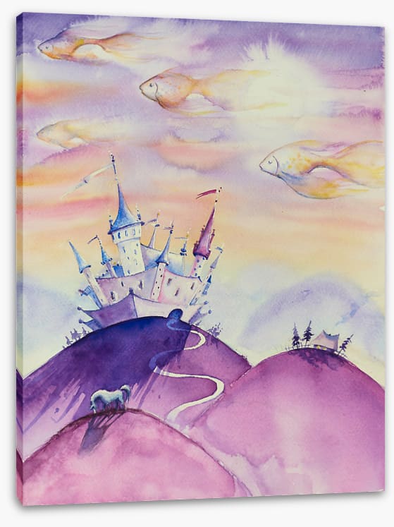 Under a fishy sky