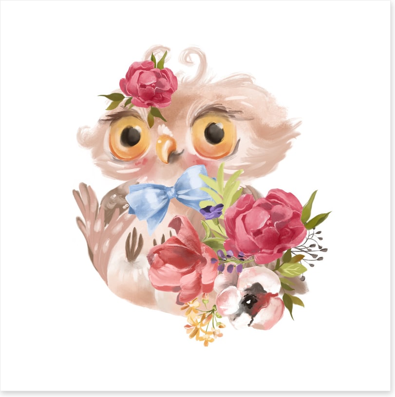 Flower owl fall 1