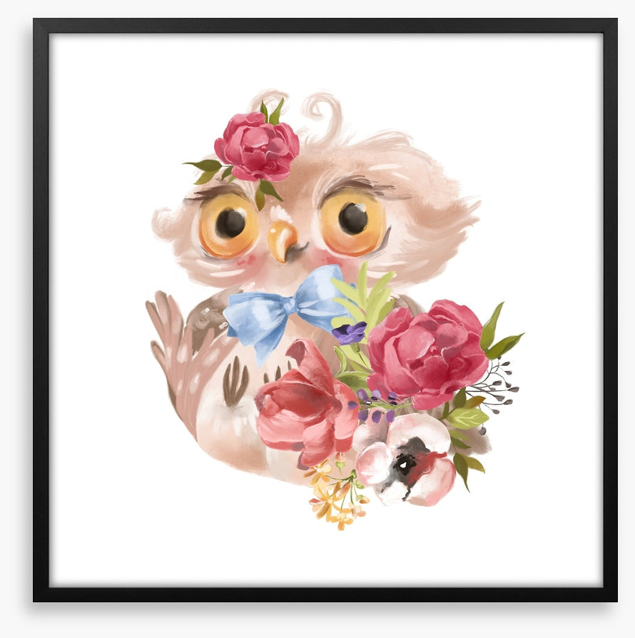 Flower owl fall 1