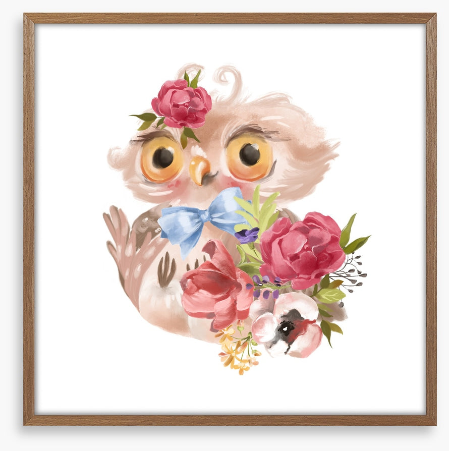 Flower owl fall 1