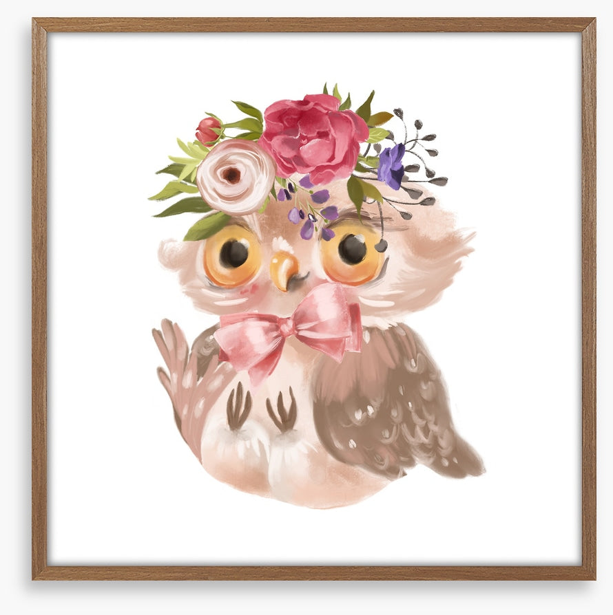 Flower owl fall 2