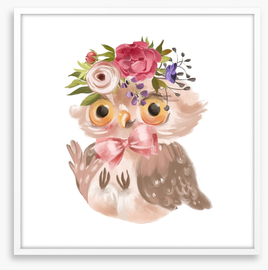Flower owl fall 2