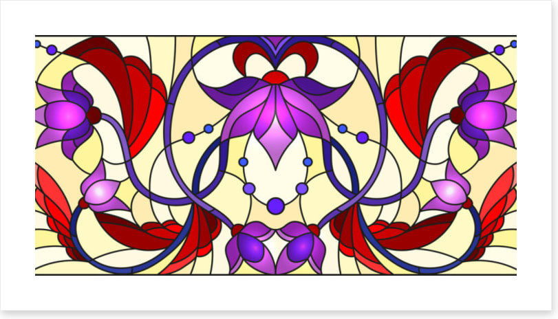 Royal flora window