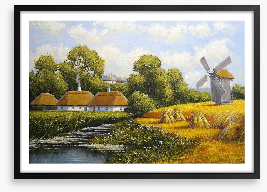 Village by the mill
