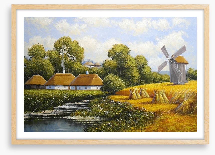 Village by the mill