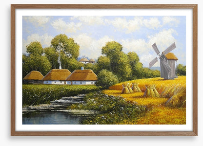 Village by the mill