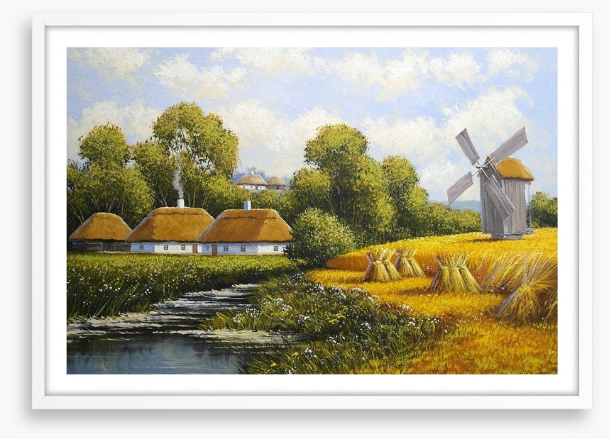 Village by the mill