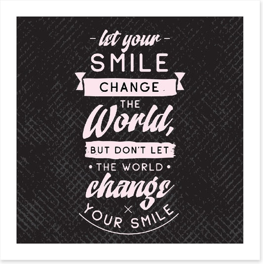 Let your smile