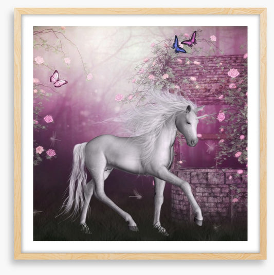 Unicorn by the well