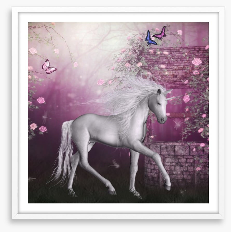 Unicorn by the well