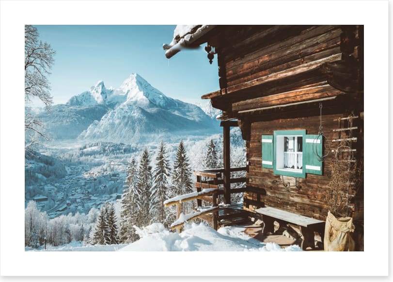 The alpine cabin