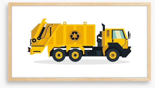 The garbage truck