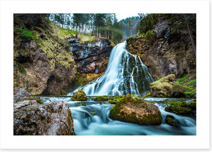 Cliff cascade