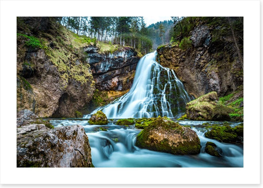 Cliff cascade