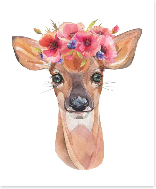 The floral fawn