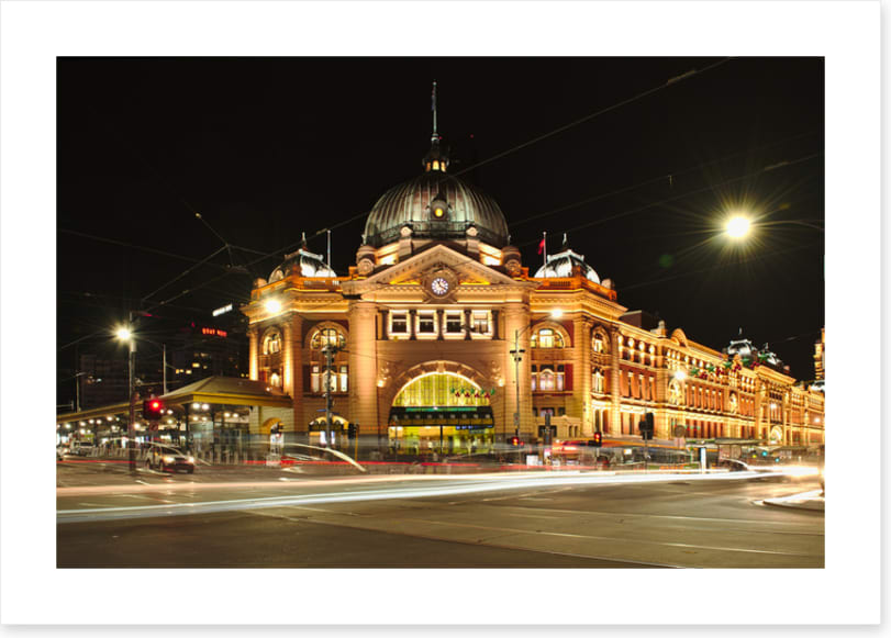 Flinders Street night