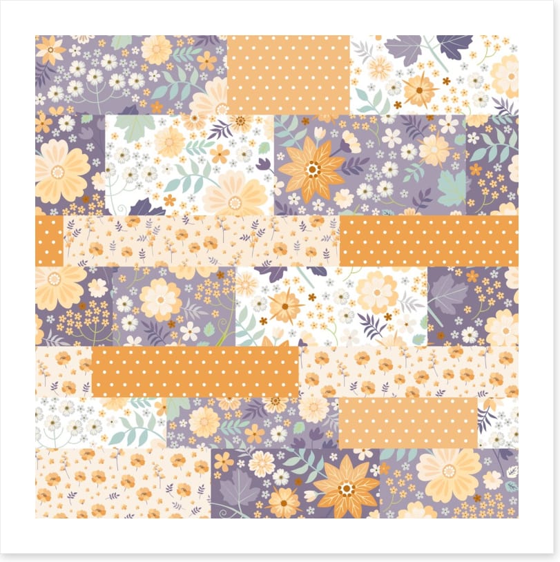 Summer dusk patchwork