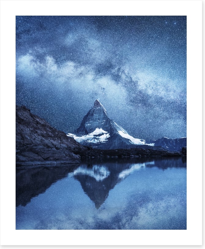 Matterhorn moonlight