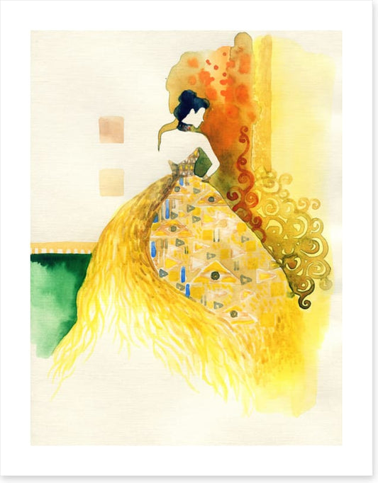 Girl in gold