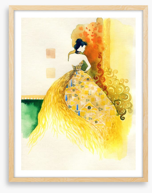 Girl in gold