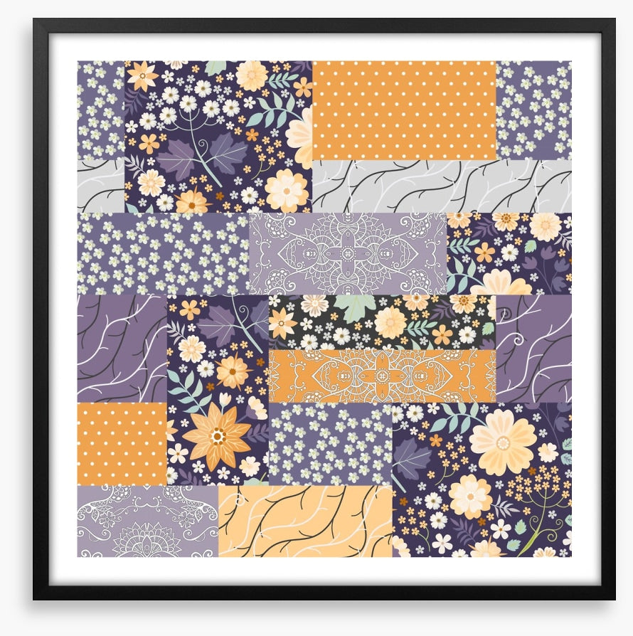 Ditsy branches patchwork
