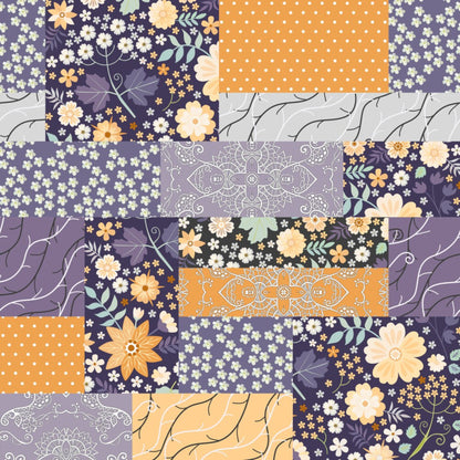 Ditsy branches patchwork