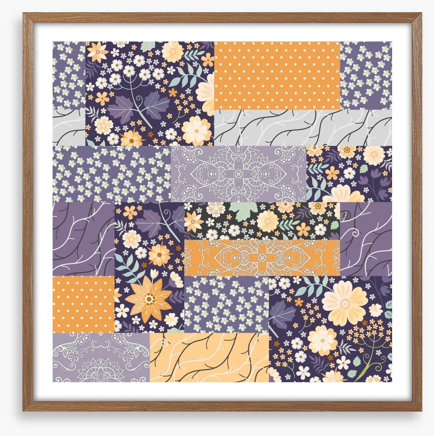 Ditsy branches patchwork