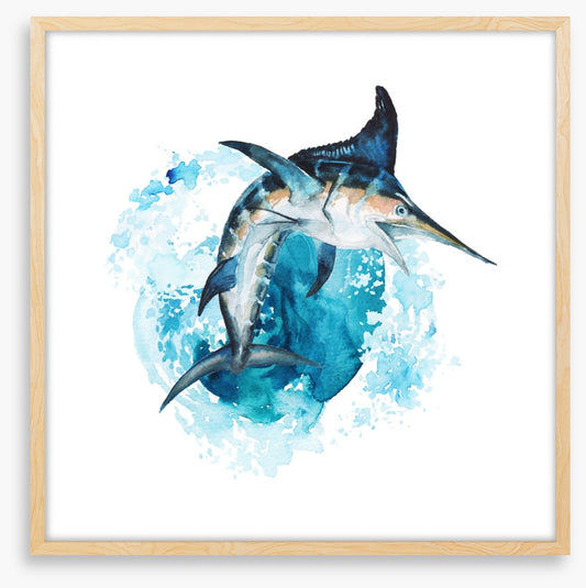 Swordfish splash