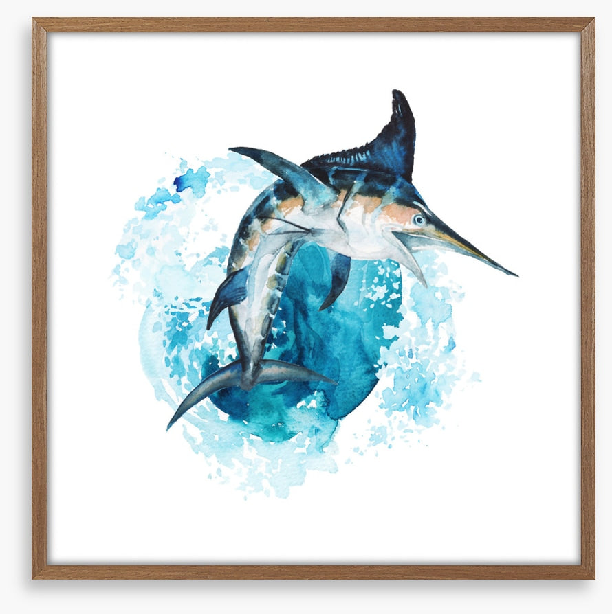 Swordfish splash
