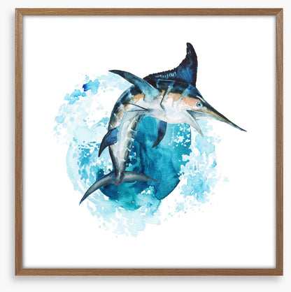 Swordfish splash