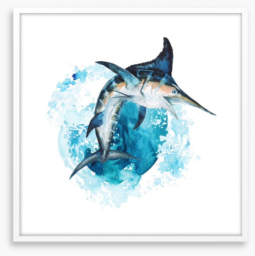 Swordfish splash