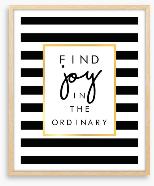 Find joy