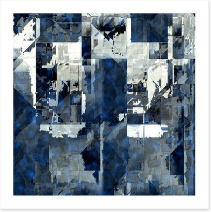Steely blue
