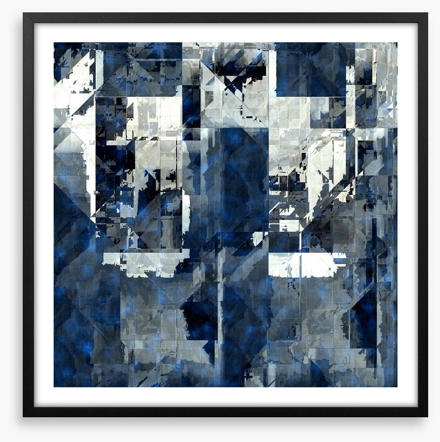 Steely blue