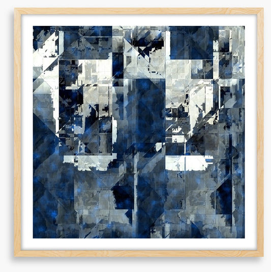 Steely blue